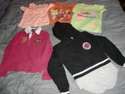 Bluzka bluza dziewczęca 122 zestaw