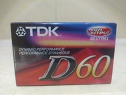 Kaseta TDK D 60 NOS