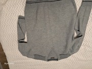 Sweter męski szary rozm. M, mięciutki, elegancki