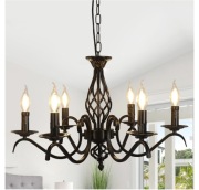 Lampa Wisząca W Stylu Industrialnym Vintage Czarny