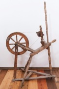  Kołowrotek do przędzenia wełny Antyk