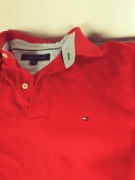 Koszulka cxerwona meska M Tommy Hilfiger polo