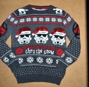 TU  Star Wars Świąteczny sweter  7/8 lat_ 128 cm 