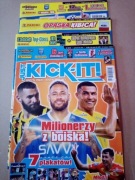 Zestaw gazetek Just kick it! Numery 1, 4, 6, 8 z 2023r. + 48 kart TOPPS 