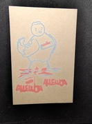 Solidarność  kartka z życzeniami Alleluja