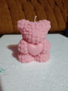 Świeczka Misiu różne kolory