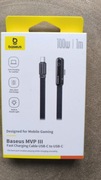 Baseus Kabel USB C z kolankiem 90 stopni 100W 1m dedykowany do gier