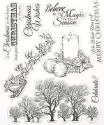 Zestaw stempli Boże Narodzenie.