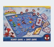 Spiderman Spider-Man Zestaw Gier 2w1 Planszówka Gra Karciana Nowa prezent 
