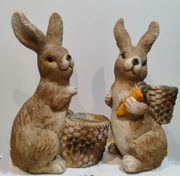 Zając duży do ogrodu figurka ,osłonka na doniczke