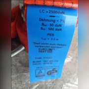 PAS ŁADUNKOWY  Z GRZECHOTKĄ 7,5m+0,5m 2500daN