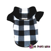 Bluza w kratkę dla psa S M L