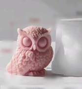 SOWA forma silikonowa 8.5*8.2 do odlewów Świec Mydła Gipsu Żywic 