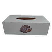 Chustecznik drewniany pojemnik na chusteczki prezent na parapetówkę 