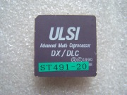 Bardzo stary procesor porcelanowy ULSI DX/DLC z 1990 roku