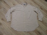 RALPH LAUREN POLO męska kremowa koszula w kratkę duży rozmiar _ 4XL