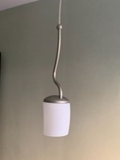 Lampa wisząca z kloszem szklanym, na żarówkę E14