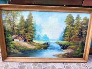 Sprzedam obraz na płótnie o wym. Szer.130cm, wys. 80 cm- z ramą 7 cm