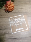 Ręcznie wykonana kartka na ślub 