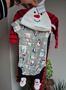 Zestaw ubranek niemowlęcych Carter's ,bałwanki, na święta