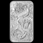 Sztabko moneta Dragon Smok Rectangular 2024  1oz srebrna uncja