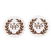 KS2 Dekor komunia IHS 2 sztuki biały HDF