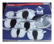 Garnki Bergner jumbo 12 el z patelnią teflon