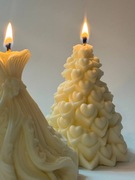 Świeca sojowa świąteczna.  Choinka 150 g    handmade