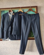 marynarka spodnie kamizelka garnitur stylowy  next casual slim fit regular