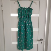 Cool club super letnia sukienka na ramiączkach zielona 158