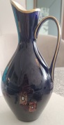 Porcelanowy kobaltowy wazonik DDR
