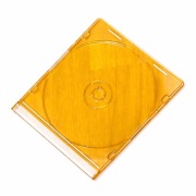 Pomarańczowe pudełko na płytę CD – elegancki design unikatowy kolor