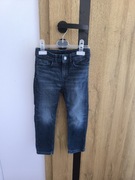 Spodnie dżinsowe dziewczęce jeansy h&m 110