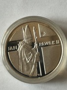 "33"Moneta 10000 ZŁ 1989 - JAN PAWEŁ II - GRUBY KRZYŻ - IDEAŁ