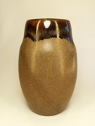 Wazon ceramiczny, Duży. Dzbanek, 24,5cm. Ręcznie robiony, Vintage. Stary.