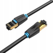 Kabel sieciowy CAT.8 SFTP 3m Czarny Vention 40 Gbps