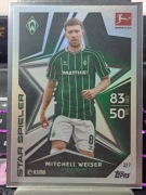 Karta Piłkarska Topps Bundesliga 25/26 327 Mitchell Weiser - Werder Brema