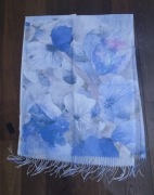 Wielobarwny wiosenny bawełniany szalik 