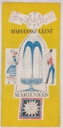 Mariánské Lázně/Marienbad–CEDOK–folder reklamowy, ok. 1957 r. (oryginał)