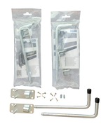 4x zasuwy rygle 22 cm 220 mm do bramy dolne  20 200