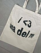 Torba bawełniana torebka tote bag cotton bawełna lana del rey 
