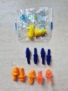 Stopery, zatyczki piankowe, silikonowe do uszu, zestaw 11sztuk