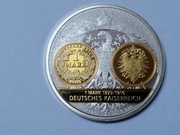 Złota 1 Marka Kaiserreich 1873-1916 - Pożegnanie Waluty-Historia Marki