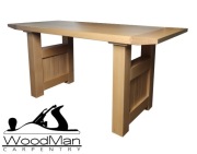 Biurko w stylu japońskim (lite drewniane bukowe) 