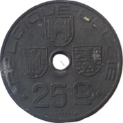 Belgia 25 centymów z 1946 roku - OBEJRZYJ MOJĄ OFERTĘ