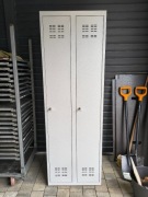 Szafka BHP, szafka pracownicza dwudrzwiowa Metalkas 180x60x49 cm