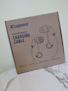 ECOPOINT kabel do ładowania EV Type 2 11kW 16A 5m 3-fazowy z torbą