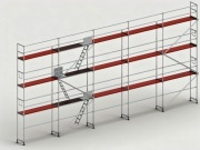 Rusztowanie Plettac 70 -  – Zestaw 127m2 (15m x 8,5m) 