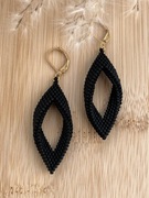 Kolczyki z japońskich koralików.