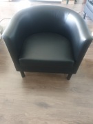 fotel ikea czarny